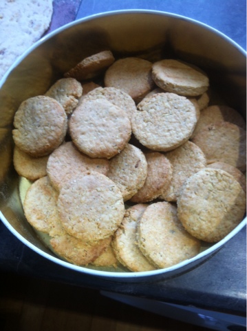 oat and honey biscuits